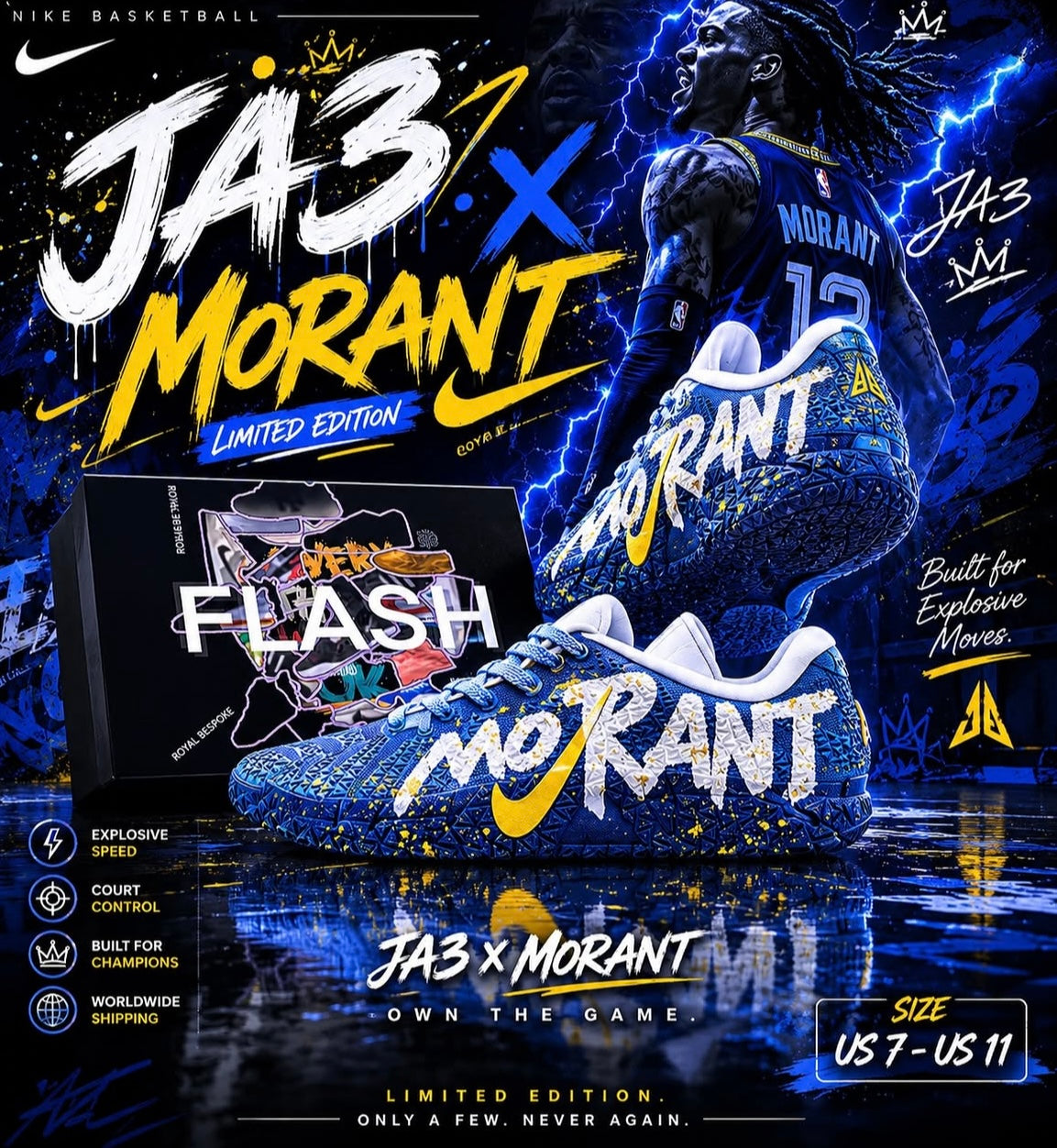 [Customised Edition] 💙JA3 x MORANT