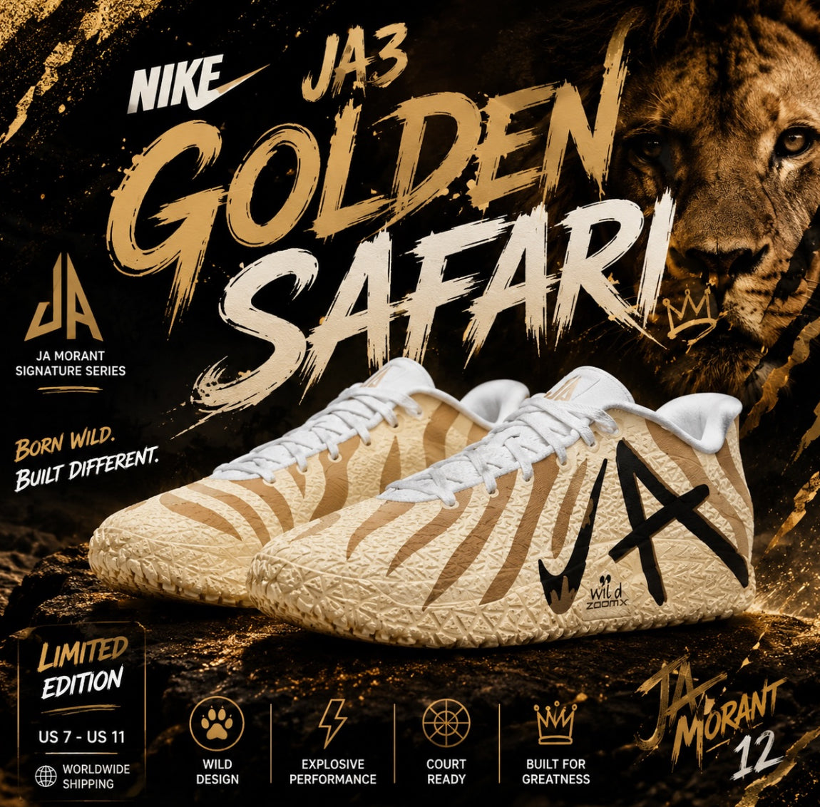 [Customised Edition] 🐅JA3 x Golden Safari