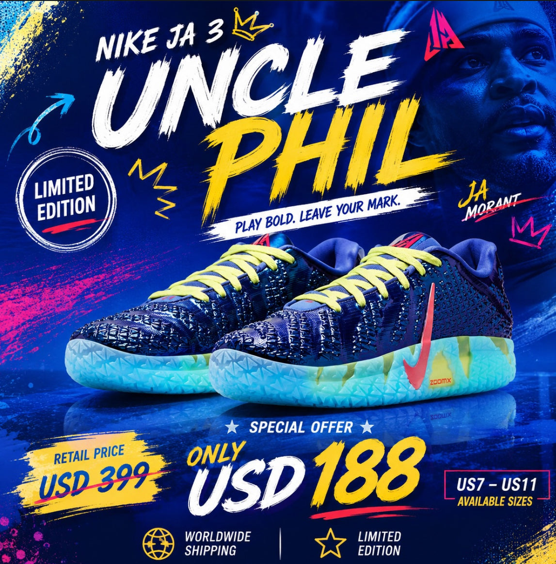 [Customised Edition] 👟JA3 x Uncle Phil