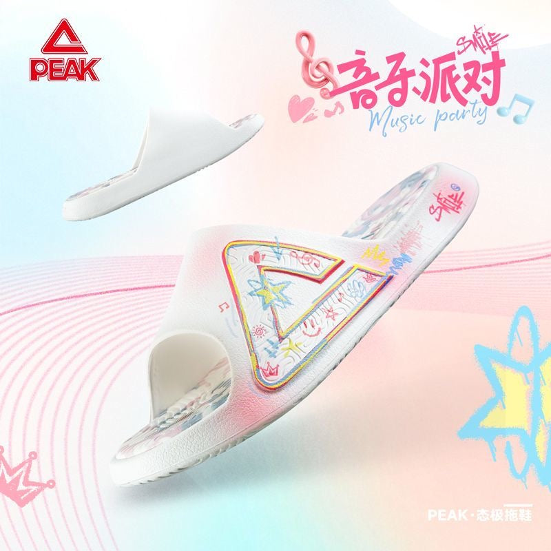 [限量版] 匹克拖鞋态极音乐派对彩虹