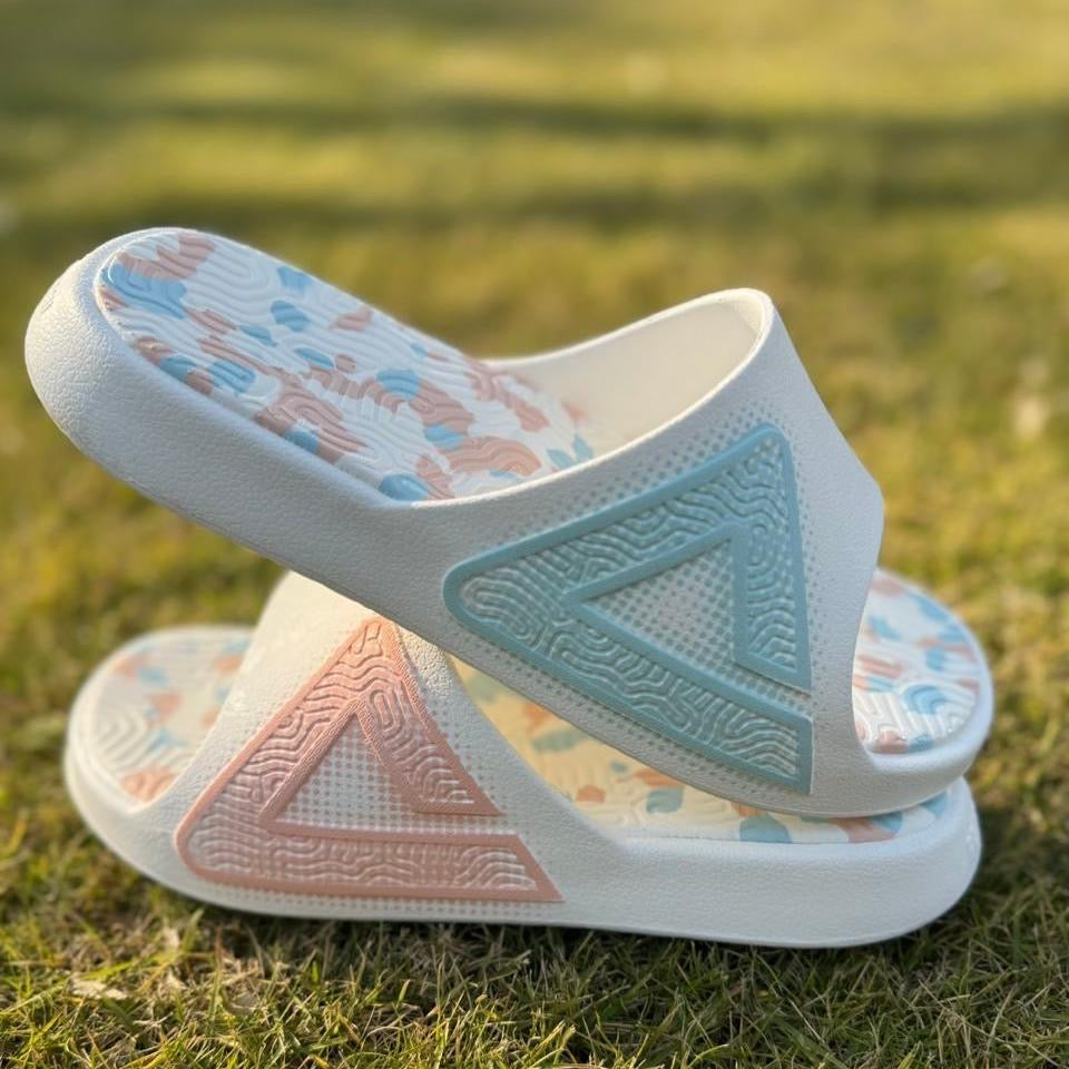 PEAK Slipper Dual Tone Series - Blue Pink White